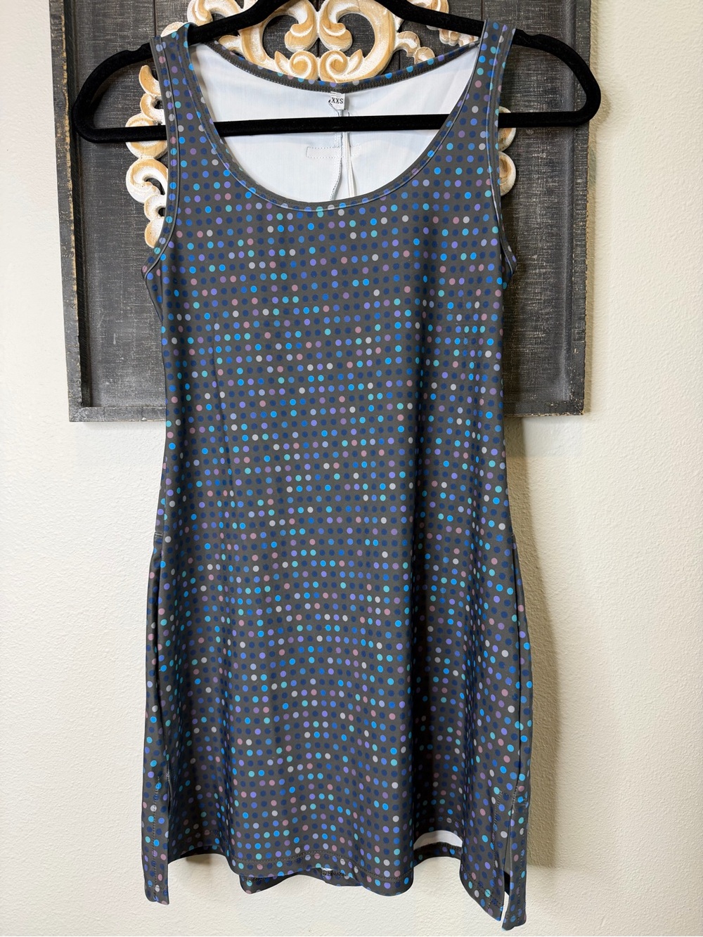 Nuu Muu The Scoop Dress Sleeveless Polka Dot NWT